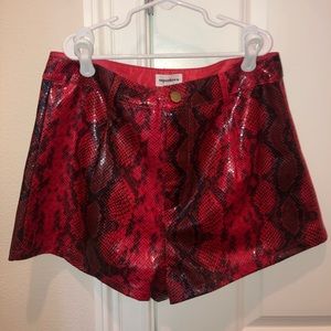 Snakeprint Shorts